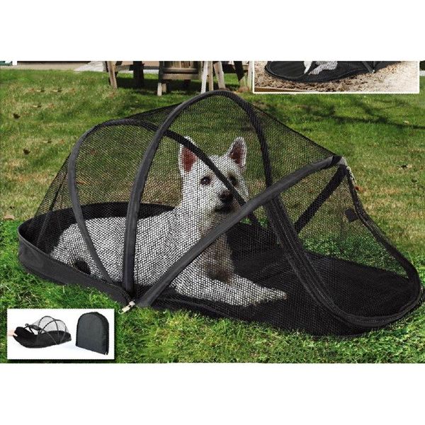

cat carriers,crates & houses portable dog net tents foldable house cage for small dogs crate tent cats outside kennel pet puppy without mosq