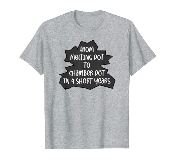 

melting pot t-shirt, White;black