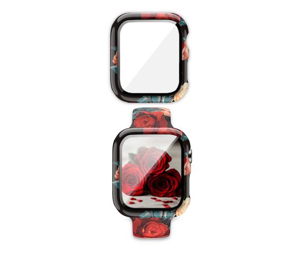 Uhrenabdeckung für Apple Watch Case 44mm/40mm Zubehör Displayschutzfolie Abdeckung iWatch Serie SE 3 4 5 6 Hohe Qualität