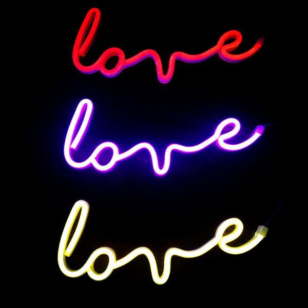

other lighting bulbs & tubes led planet neon light colorful love room home wedding party decoration valentine's day gift night