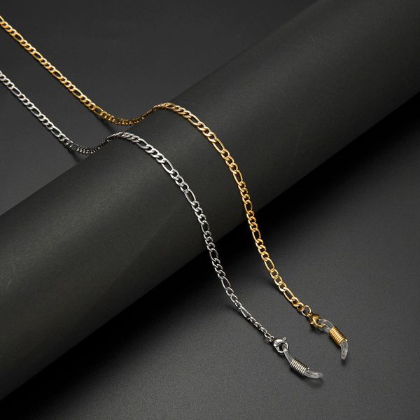 

glasses chain lanyard stainless steel gold color sunglasses chains eyewear cord eyeglass strap for women men