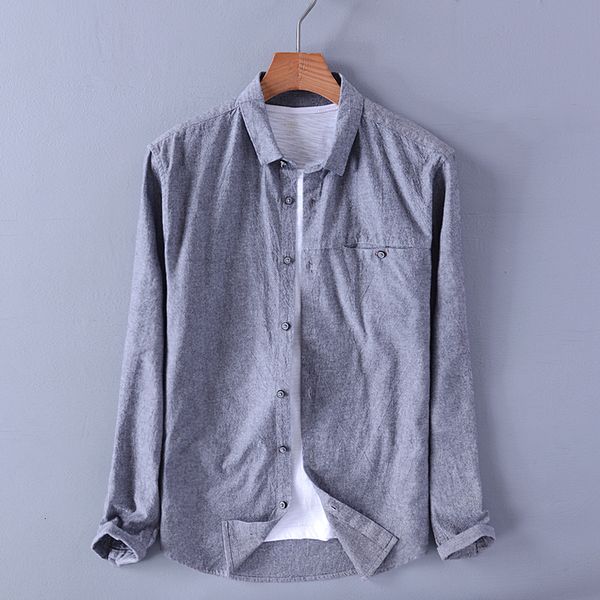 

2021 new arrival 100% cotton white shirts brand comfortable casual mens summer long sleeve shirt men solid camisa chemise a397, White;black