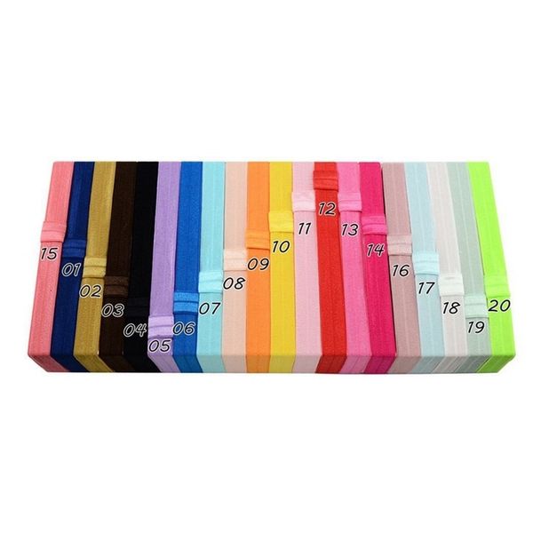 

colors baby girl headband cotton headwear elastic hair band stretch hairband diy headdress accessory 566, Slivery;white