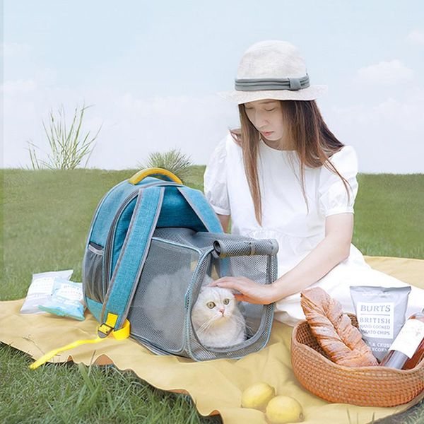 

cat carriers,crates & houses veria/expandable bag go out portable breathable shoulder traveling supplies pet mobile dog backpack