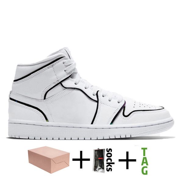 

2021 jumpman 1 mens womens basketball shoes university blue 1s mid pink milan chicago high mocha fearless obsidian purple unc white off men9