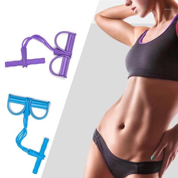 

resistance bands sport equipment 4 tube latex pedal exerciser sit-up pull rope expander elastic yoga pilates bodybuilding1