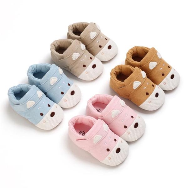 

first walkers born boys girls shoes soft prewalker cartoon anti-slip comfortable cotton toddler baby walk zapatos