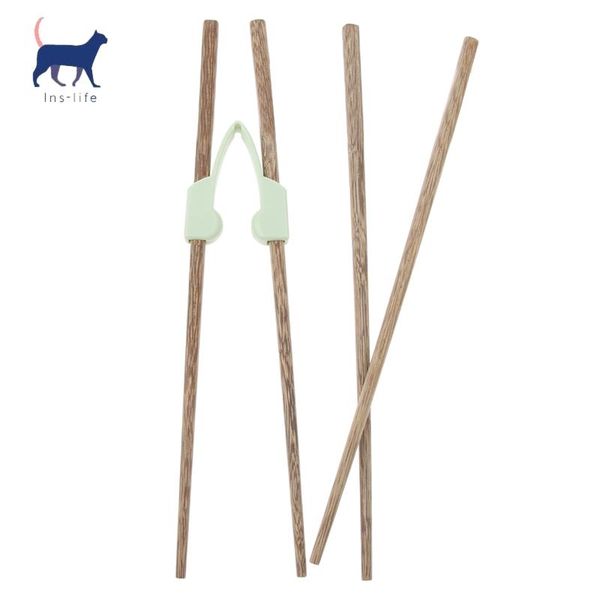 

4pcs elderly eating aids anti-slip chopsticks training chopsticks learning for beginners children