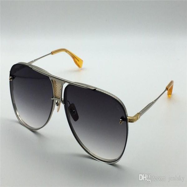 

sole gold/blue pilot sunglasses classic da anniversary sonnenbrille occhiali mens sunglasses glasses men edition rimless 20 rougr jfqof, White;black