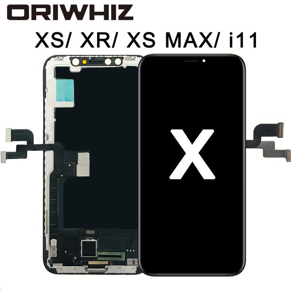 Testado LCD Pantalla Para iphone X LCD XR 11 Tela INCELL Display LCD Touch Screen Digitador Assembly X XS Max OLED