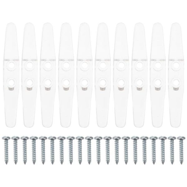 

yarn 10pcs blind cord cleat for home office window blinds curtains sun shades ropes, Black;white