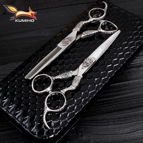 

hair scissors kumiho 6" japanese cutting scissor professional hairdressing kit thinning barber salon