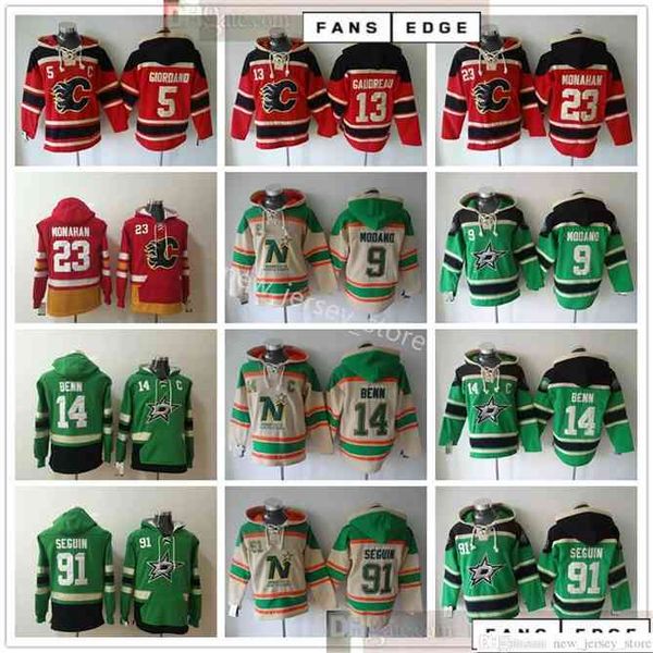 

96 Stars Hockey Hoodie Sweatshirt 9 Mike Modano 14 Jamie Seguin Benn Calgary Flames 23 Sean Monahan Mark Giordano Johnny Gaudreau Hoodies, Same as picture