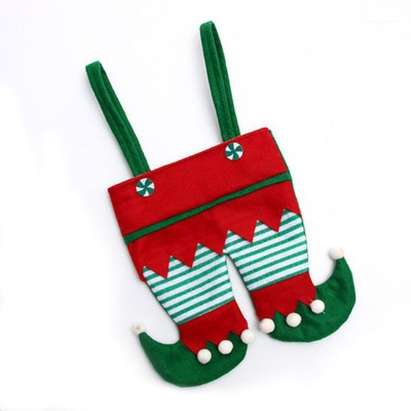 

gift wrap christmas decorations for home candy apple handles bags santa sacks xmas tree decor kid navidad 20211