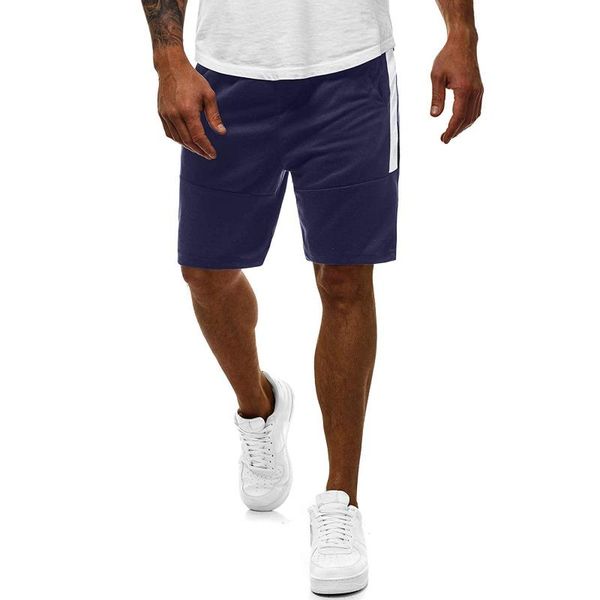 

2021 spring summer casual fitness bodybuilding pocket sports shorts bermuda shorts for men swimming trunks board male#4, White;black