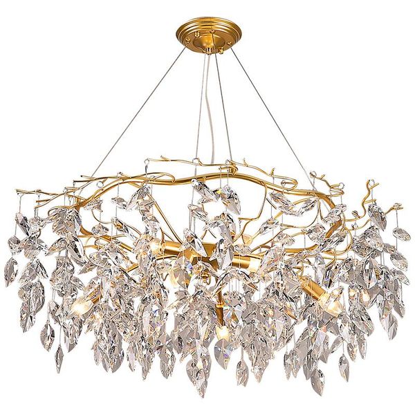 

chandeliers light luxury chandelier crystal high-end living room lamp modern minimalist bedroom creative lamps