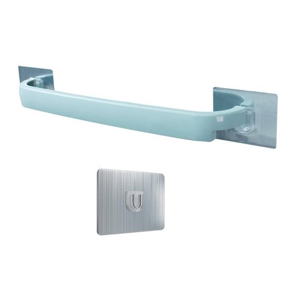 

punching bathroom towel rack bathroom towel bar single pole rack wall-mounted toilet