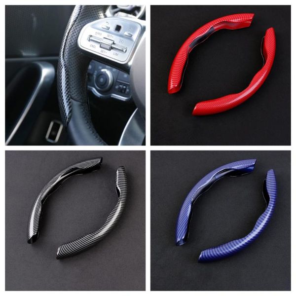 

steering wheel covers universal car cover breathable anti slip suitable 37-38cm auto decor carbon fiber accessories