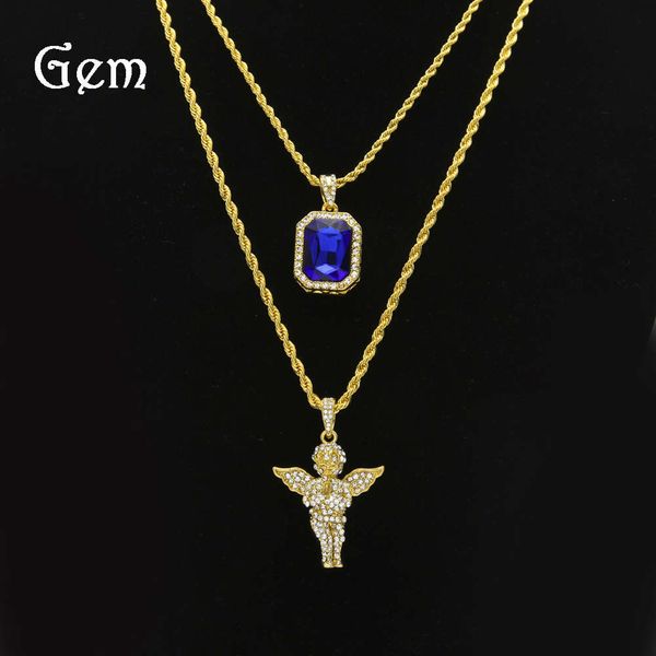 

china has hip-hop men's pendant set mini jesus suit, Silver