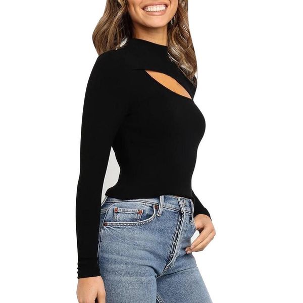 

2021 fashion women clothes slim strapless long sleeve casual blouse shirt sheath europe style causal 829, White