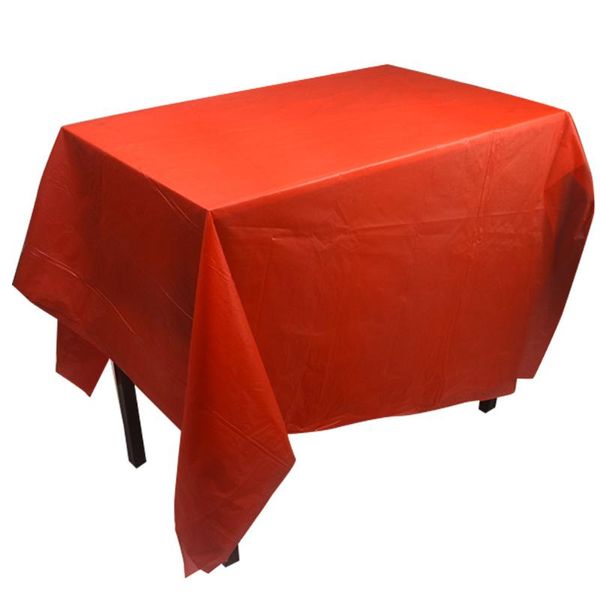 

table cloth home cover solid tablecloth birthday wedding party desk wipe practical waterproof restaurant rectangle peva disposable oil proof