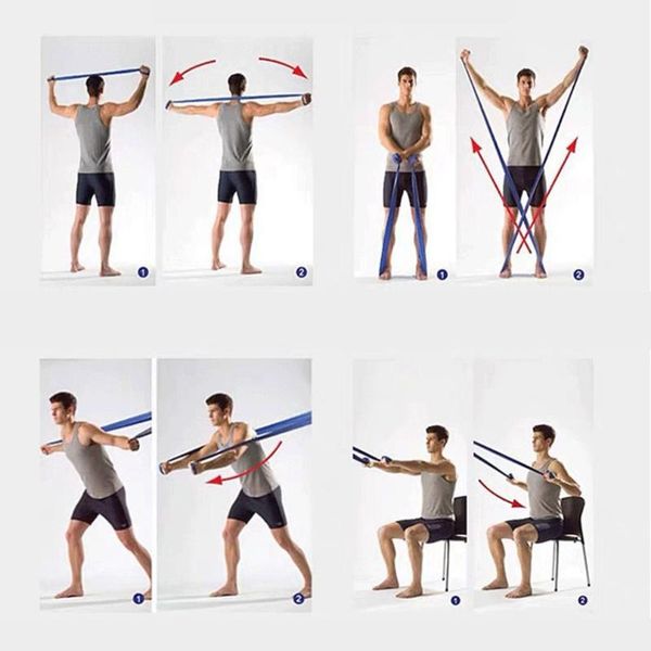 

1.5m 2m stretch resistance band exercise expander elastic pull up assist bands for fitness training pilates home workout