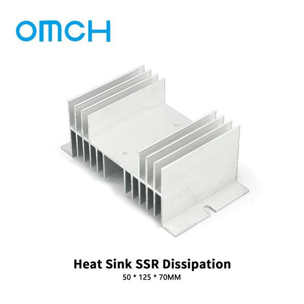 

smart home control large base radiator of ssr single phase solid state relay voltage regulator m type heat sink dissipation 50 * 125 70mm