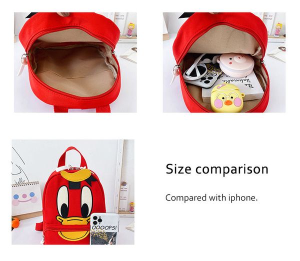 

nylon children backpacks kids kindergarten student school bags animal duck backpack for baby girls boy cartoon toddler book bags