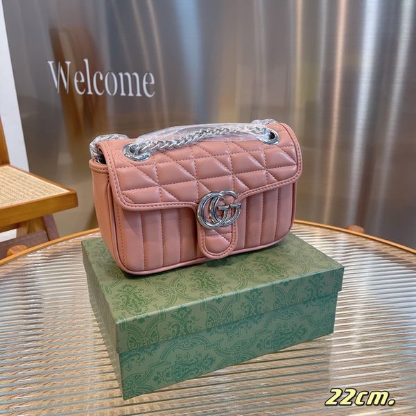 

women designer bags handbag luxury bag 2 size real leather lady fashion marmont genuine cross bodypurses backpack tote 0013