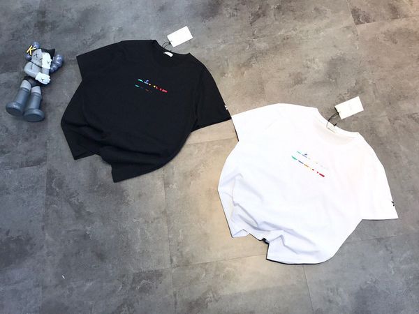 

design clothing saijia color silicone small simple t-shirt couple three-dimensional jelly letter loose half sleeve qingdao, White