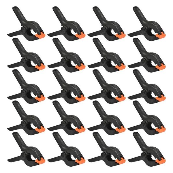 

pool & accessories 20 pcs strong gripper,nylon spring clamps clips traceless for home improvement,wood working,pography studios