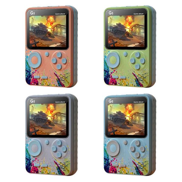 

portable game players g5 built-in 500 games macarons console childhood handheld fc nostalgic
