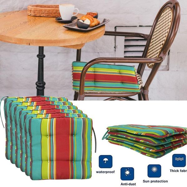 

cushion/decorative pillow 6pcs chaircushion square cotton upholstery soft padded cushion pad office home or car vintage seat mat