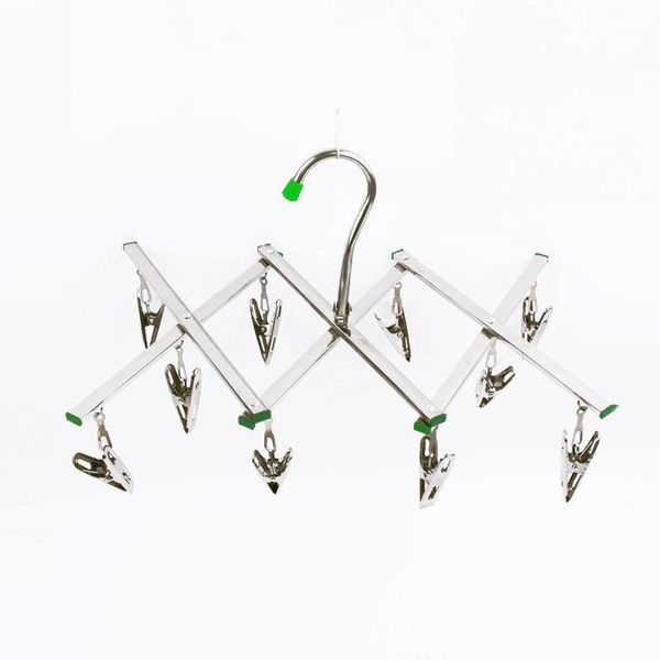 

hangers & racks stainless steel 10/20 clips folding underwear sock hanger drying rack