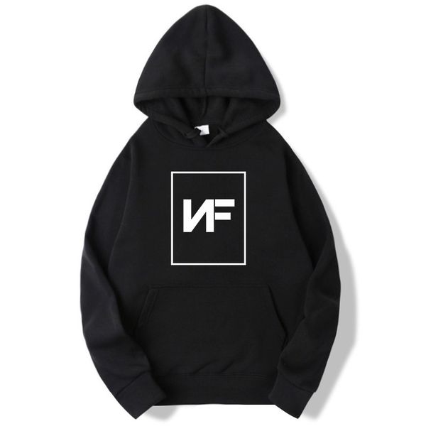 

rapper nf fashion hoodie printed hooded sweatshirts men women harajuku hip hop streetwear hoodies lent herfst fleece, Black