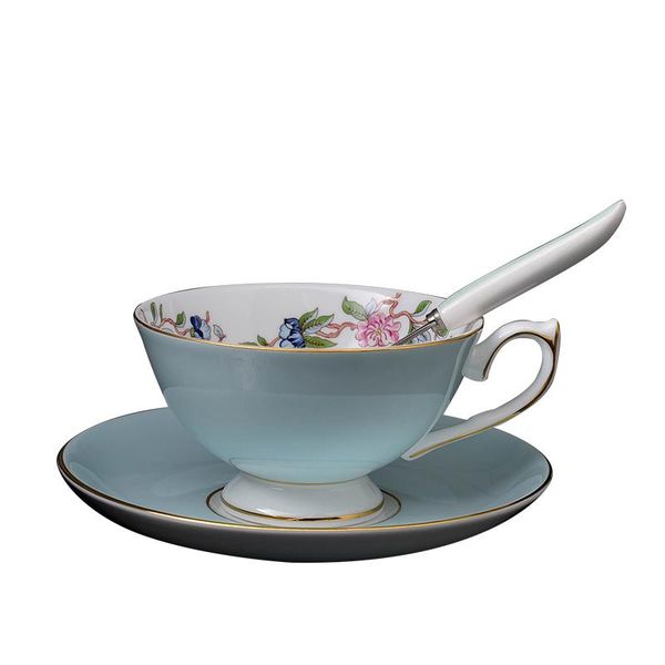 

cups & saucers nordic tea coffee cup set luxury bone china ceramics hanging ear handpainted koffie kopjes daily necessities ef50cs