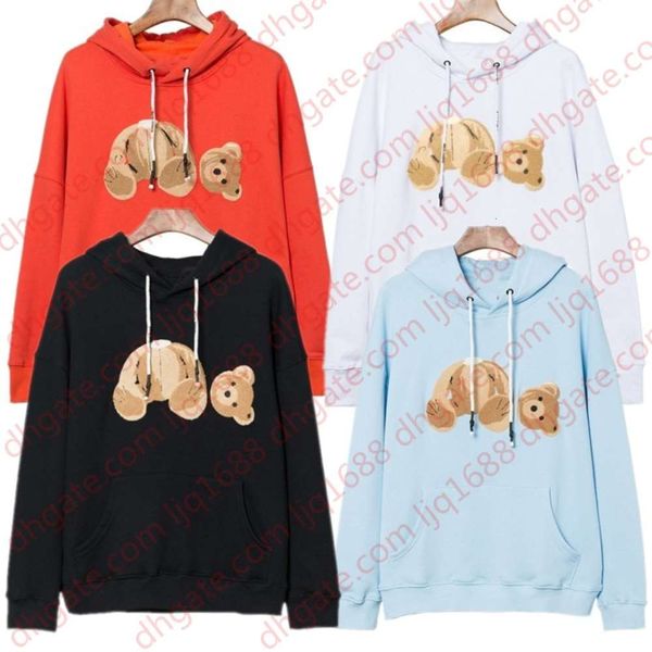

new autumn and winter new hoodie loose mens hoodies bear hoodie men women sweatshirt long sleeve european size, Black