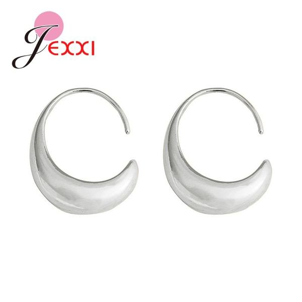 

lady bag cute 925 sterling silver earrings metal women temperament hoop earring lovely gift fashion jewelry romantic high 2.5cm, Golden;silver