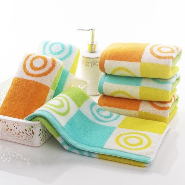 

towel family face for daily life printed soft cotton kid 34x74cm rectangle cloth