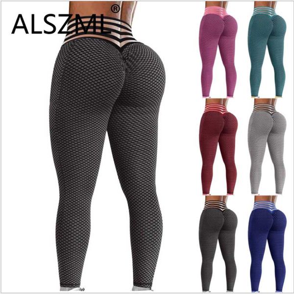

women's leggings women striped splice summer high wasit elastic sock 2021 streetwear active, Black