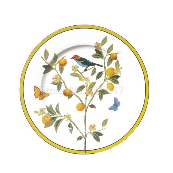 

dishes & plates and sets inch yellow loquat bird ceramic dinner plate