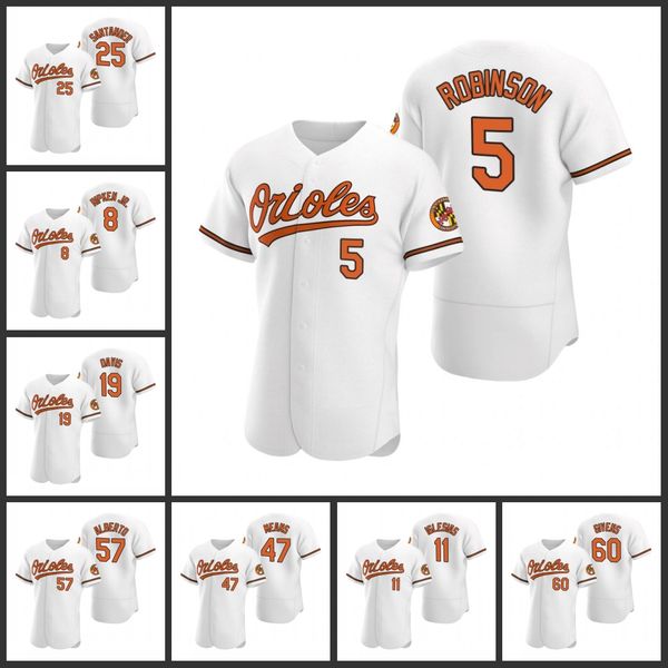

baltimore orioles men cal ripken jr. anthony santander brooks robinson chris davis authentic home women youth jersey, Black