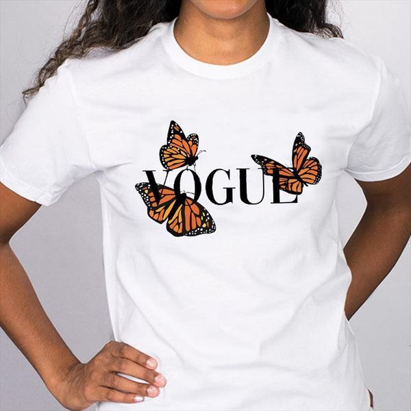 

and women graphic cartoon butterfly men t shirts clothing womens letter short sleeve 90s clothes print lady tees female, White;black