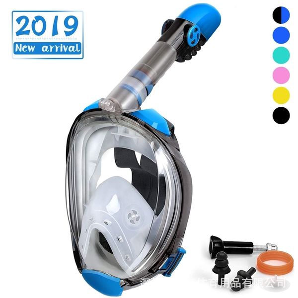 

diving dry mirror full cover silicone snorkeling diving mask outdoor