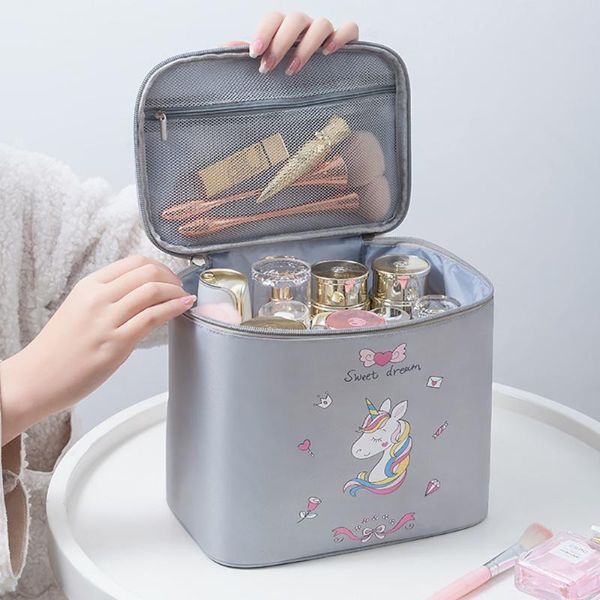 

cosmetic bags & cases large capacity toiletry organizer for women waterproof make up female travel beauty makeup bagsfor girls