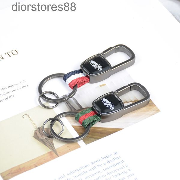 

key chain ribbon crystal rubber car key ring men's pendant 4s activity gift, Silver