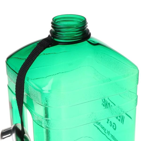 

water bottles & cages 3.8l large capacity sports bottle with handle and scale outdoor reusable leak proof drinking cup for running
