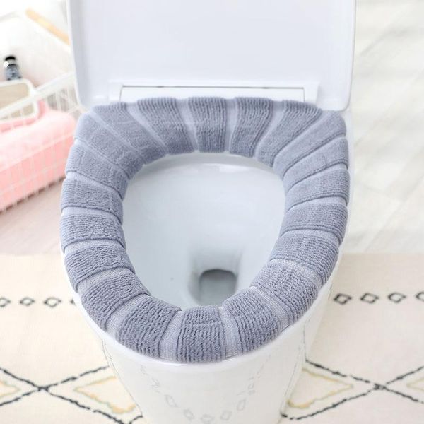 

toilet seat covers comfortable mat cover winter warmer pad washable soft cushion set bathroom case lid accessories