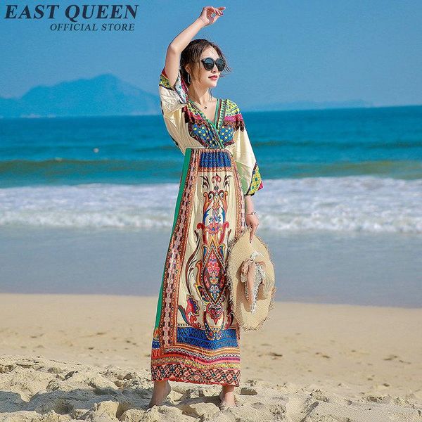

casual dresses women boho chic mexican hippie ethnic style dress clothing bohemian holiday beach fashion female nn0615 y, Black;gray