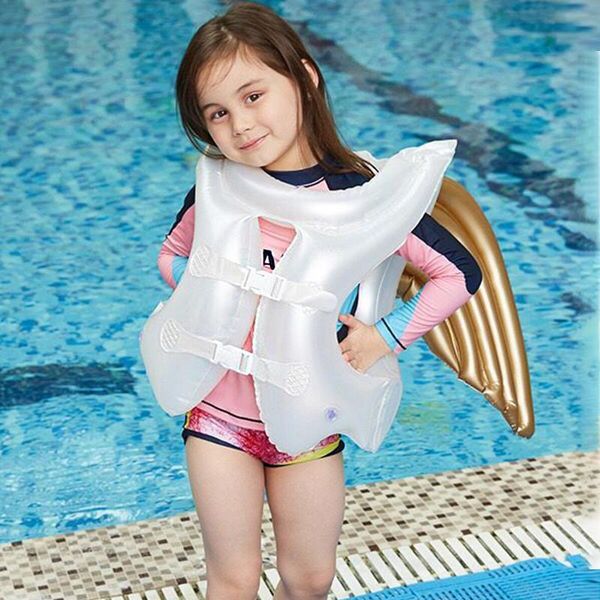 

life vest & buoy inflatable swimming ring toys wings floating buoyancy rooxin childrens bed angel pool suit chi